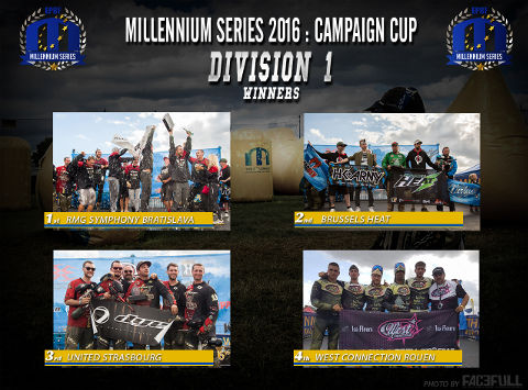 The winners of Division 1 at the Campaign Cup 2016, Basildon/United Kingdom