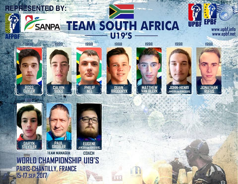 EPBF World Cup U19 2017 Team South Africa