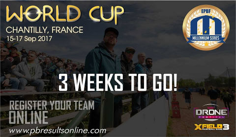 Only 3 weeks to go for the World Cup 2017 in Chantilly