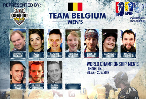 EPBF World Cup Men's 2017 Team Belgium