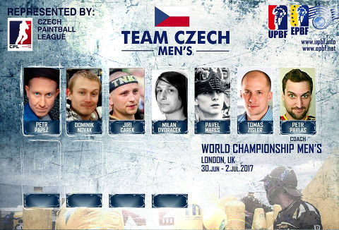 EPBF World Cup Men's 2017 Team Czeck Republik