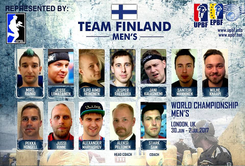 EPBF World Cup Men's 2017 Team Finland