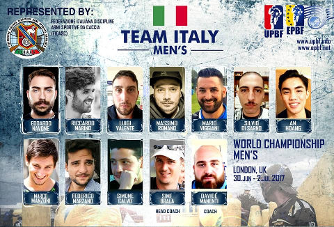 EPBF World Cup Men's 2017 Team Italy