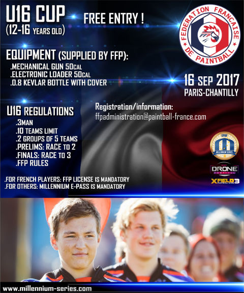 U16 tournament at the World Cup in Paris-Chantilly 2017