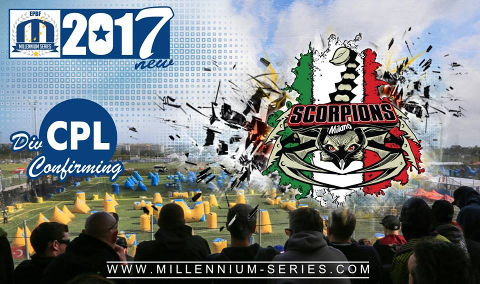 Team Scorpions Milano confirms their spot in CPL for 2017!