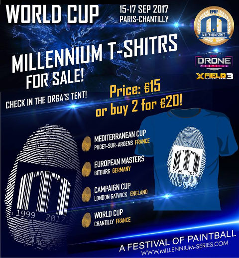 Millennium Series 2017 T-Shirts Sale