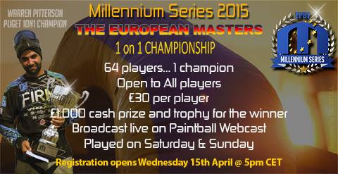 1 on 1 championship Bitburg registration to open Wednesday, the 15th of April