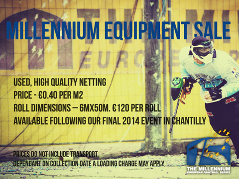 Millennium Equipment Sale: Netting