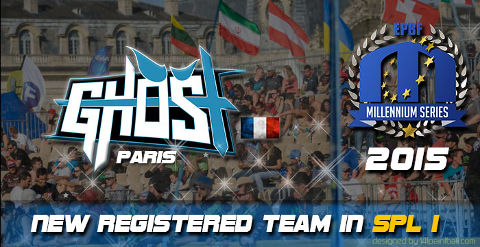 Ghost Paris to play Semiprofessional Paintball League 1 in season 2015