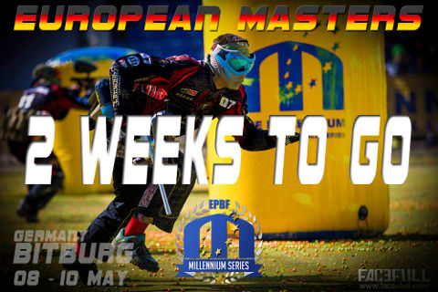 European Masters: only 2 weeks to go!