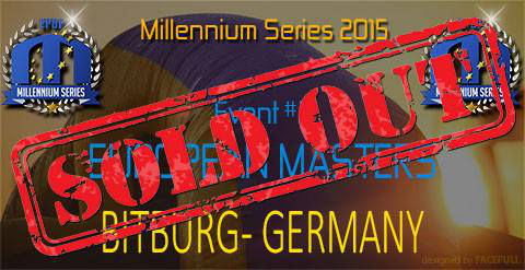 European Masters 2015 in Bitburg/Germany Sold Out