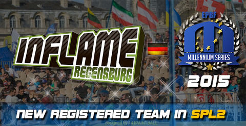 Inflame Regensburg to play Semiprofessional Paintball League 2