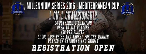 1on1 registration Med-Cup open, now!