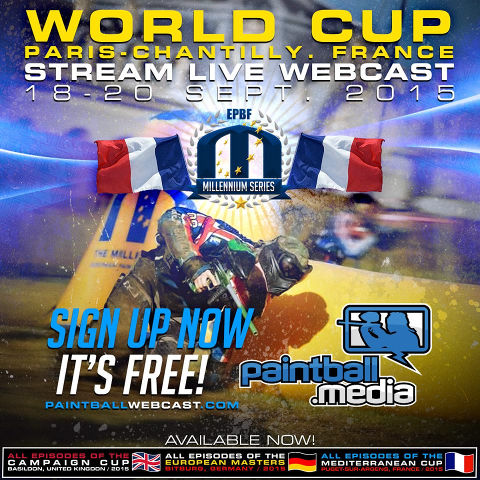 Streaming live for FREE at http://paintballwebcast.com