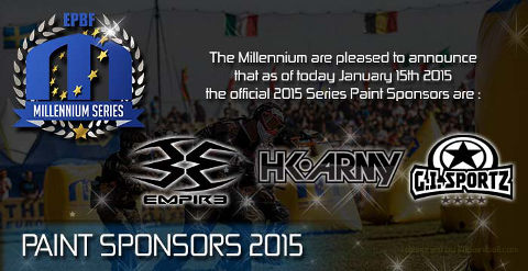 Millennium Series 2015 Paint Sponsors