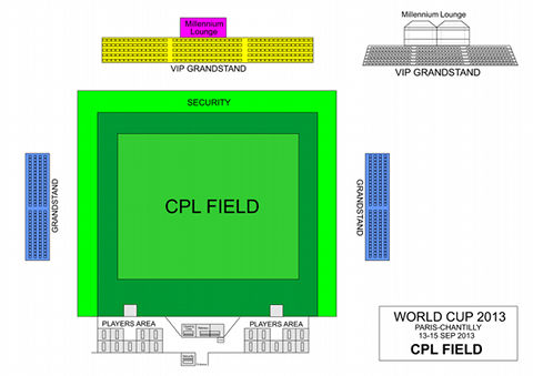 Paris-Chantilly World Cup Champions Paintball League Field VIP Grandstands and Millennium Lounge