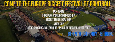 Come to the Europe biggest festival of Paintball